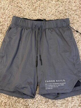 Men’s brand new three nails athletic shorts
